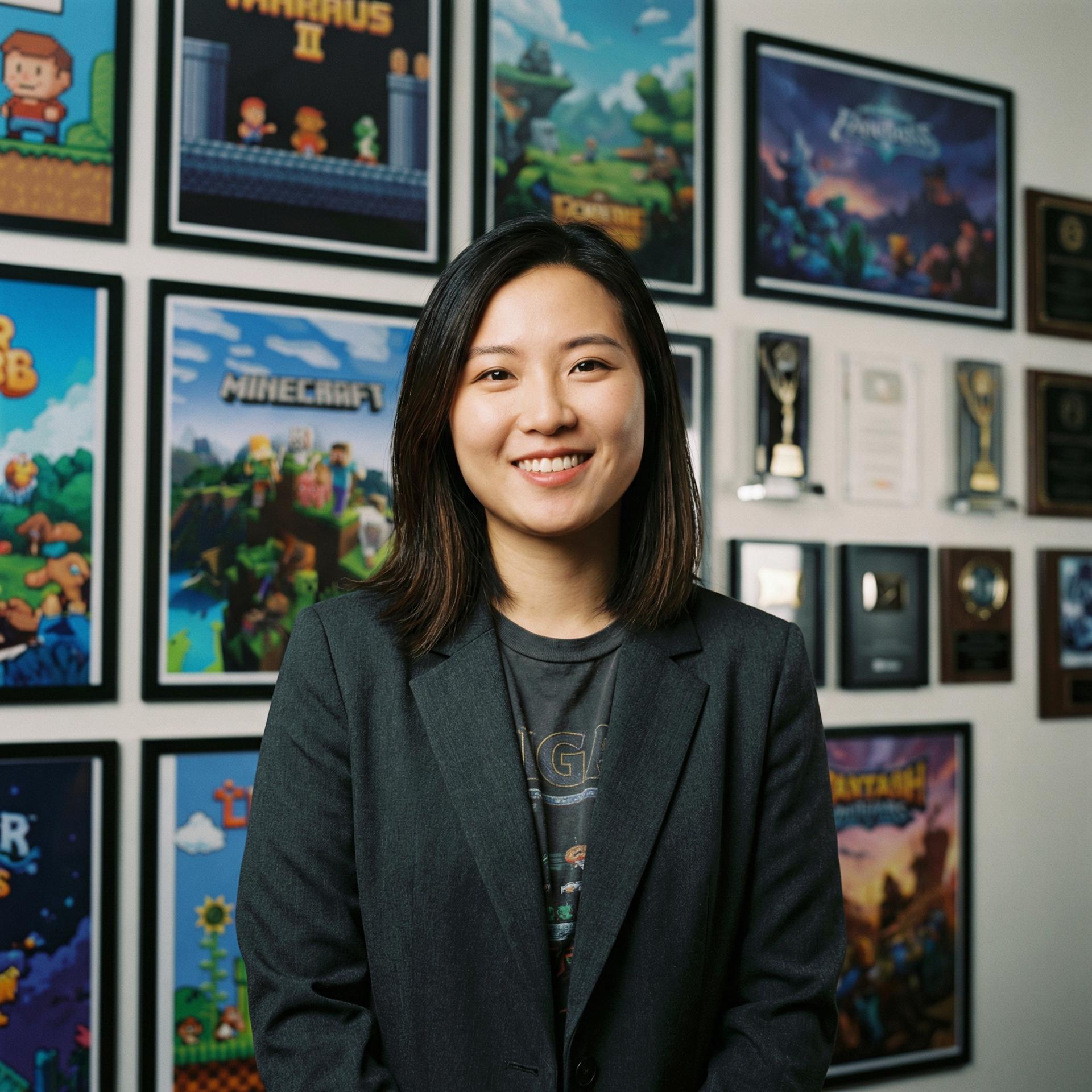 每日吃瓜游戏制片人林婷